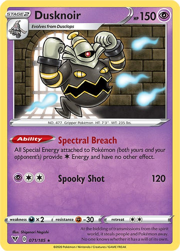 Dusknoir [071/185] [Vivid Voltage] Reverse Holofoil