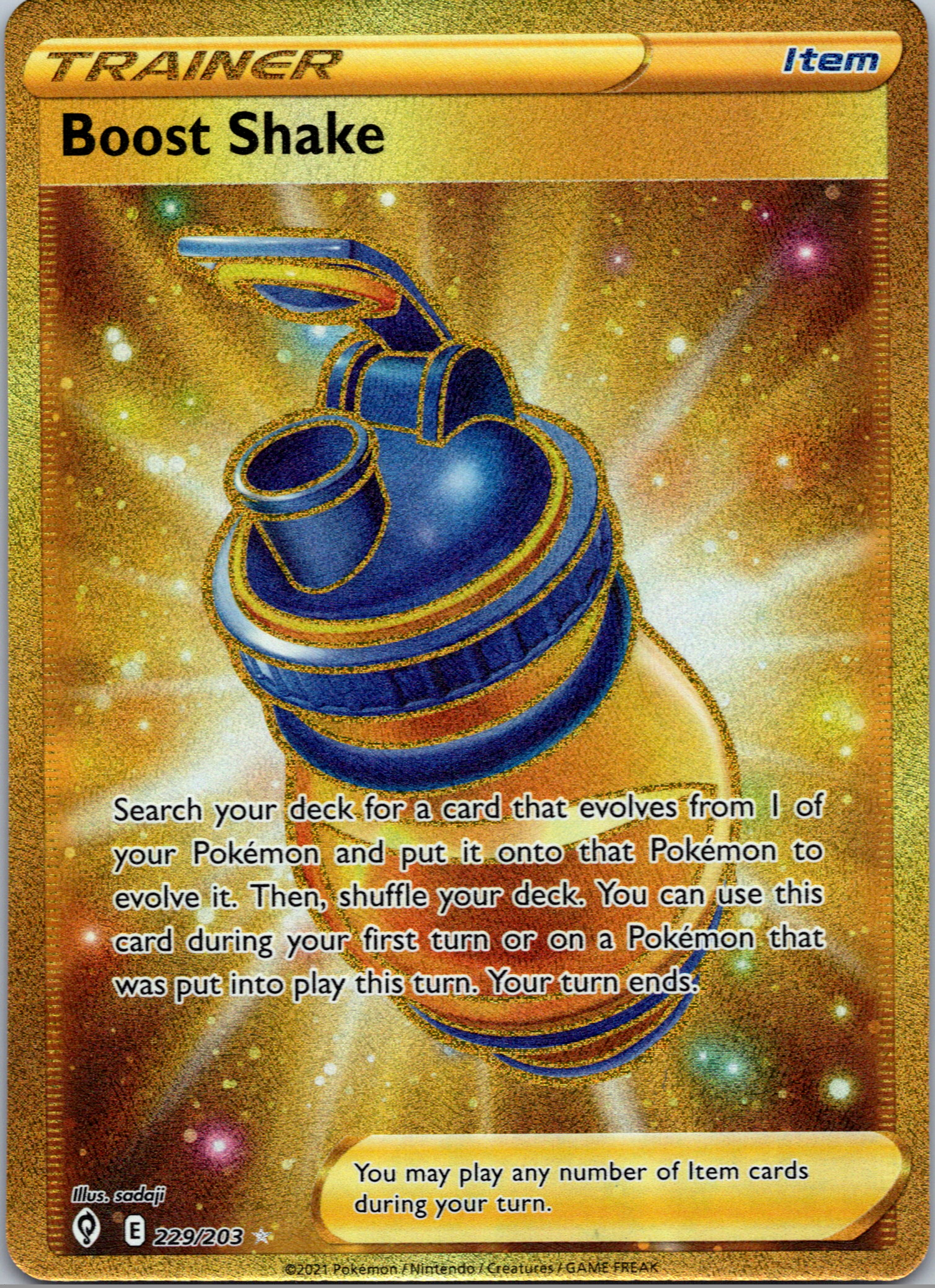 Boost Shake (229/203) [Sword & Shield: Evolving Skies]