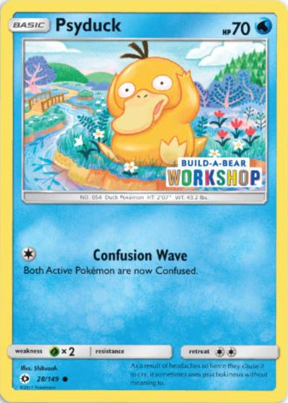 Psyduck (Build-A-Bear Workshop Exclusive) [028/149] [Sun & Moon Base Set]