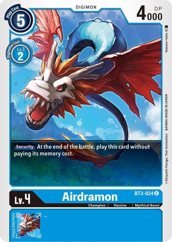 Airdramon [BT3-024] [Release Special Booster] Normal