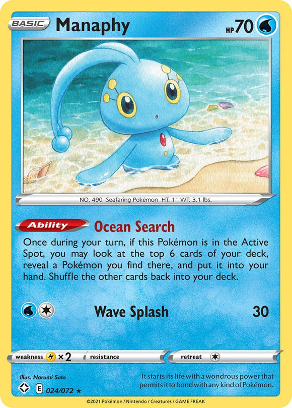 Manaphy [024/072] [Shining Fates] Reverse Holofoil
