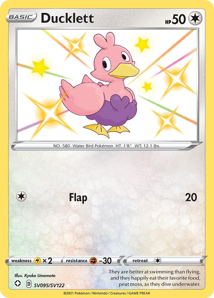 Ducklett [SV095/SV122] [Shining Fates: Shiny Vault] Holofoil
