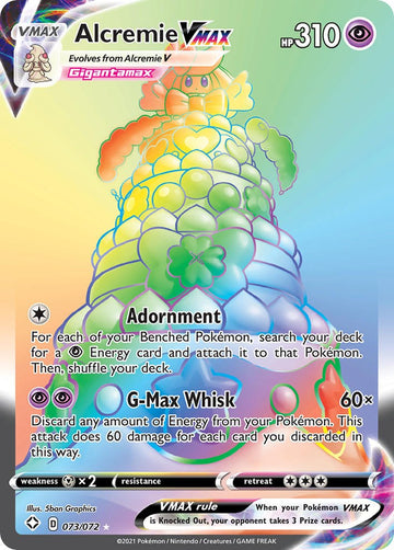 Alcremie VMAX (Secret) [073/072] [Shining Fates] Holofoil