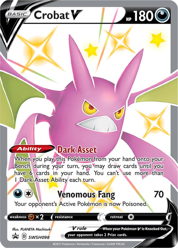 Crobat V [SWSH098] [Sword & Shield Promo Cards] Holofoil