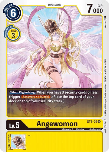 Angewomon - ST3-09 (Tamer Battle Pack 1) [ST3-09 U] [Starter Deck 03: Heaven's Yellow]