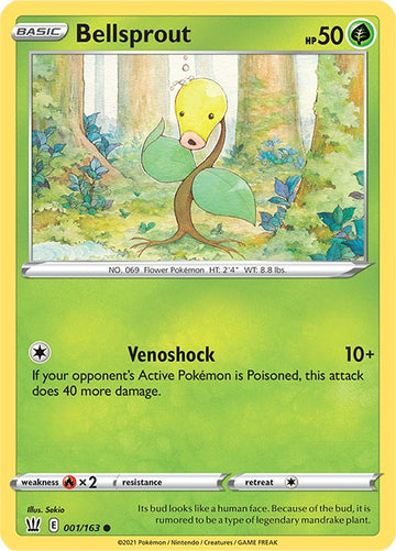 Bellsprout [001/163] [Battle Styles] Reverse Holofoil