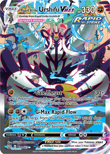 Rapid Strike Urshifu VMAX (Alternate Art Secret)  [170/163] [SWSH05: Battle Styles]