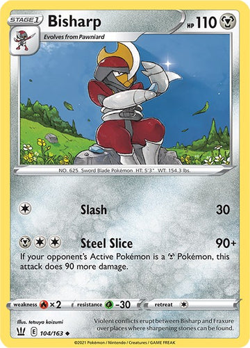 Bisharp [104/163] [Battle Styles] Reverse Holofoil