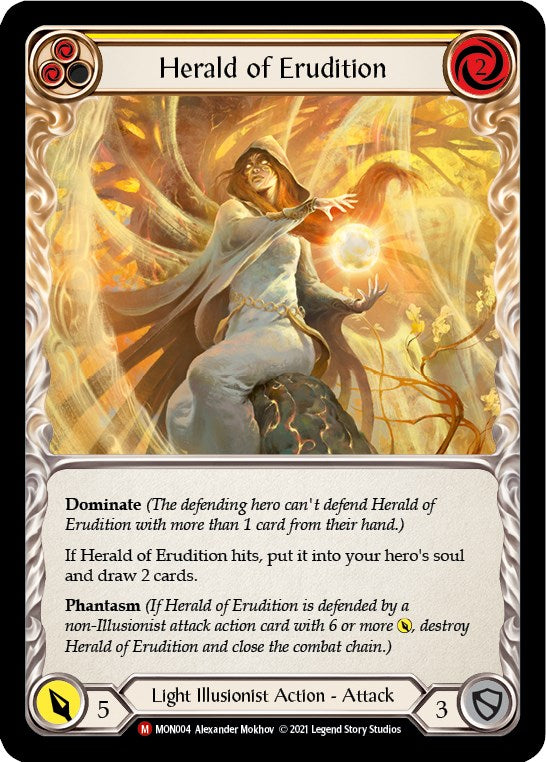 Herald of Erudition [MON004] [Monarch] 1st Edition Normal