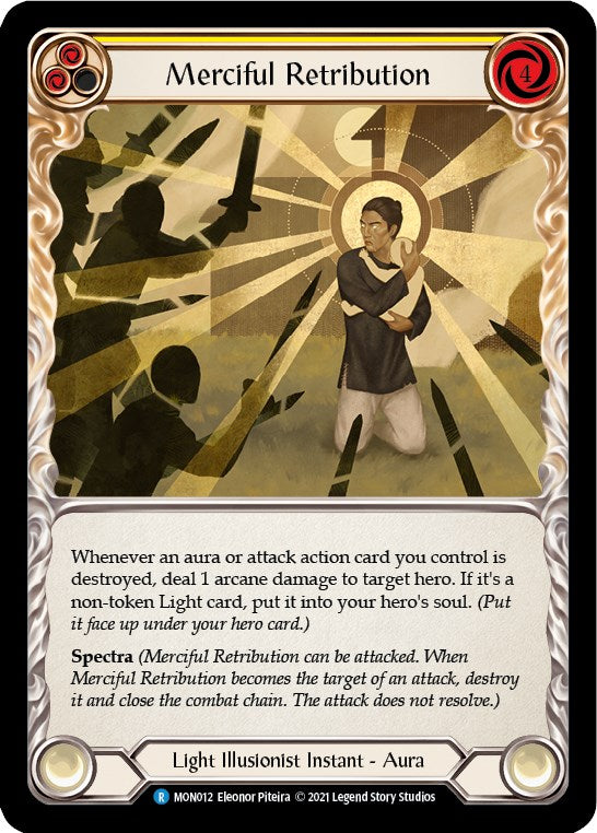 Merciful Retribution [MON012] [Monarch] Unlimited Edition Rainbow Foil