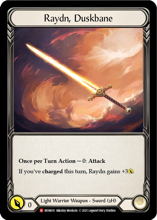 Raydn, Duskbane [MON031] [Monarch] Unlimited Edition Rainbow Foil