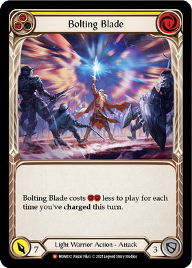 Bolting Blade (Rainbow Foil) [MON032-RF] 1st Edition Rainbow Foil