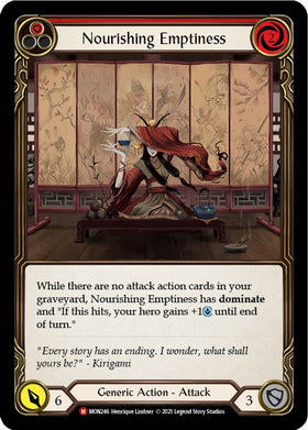 Nourishing Emptiness [MON246] [Monarch] Unlimited Edition Rainbow Foil