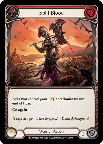 Spill Blood [MON109] [Monarch] 1st Edition Rainbow Foil