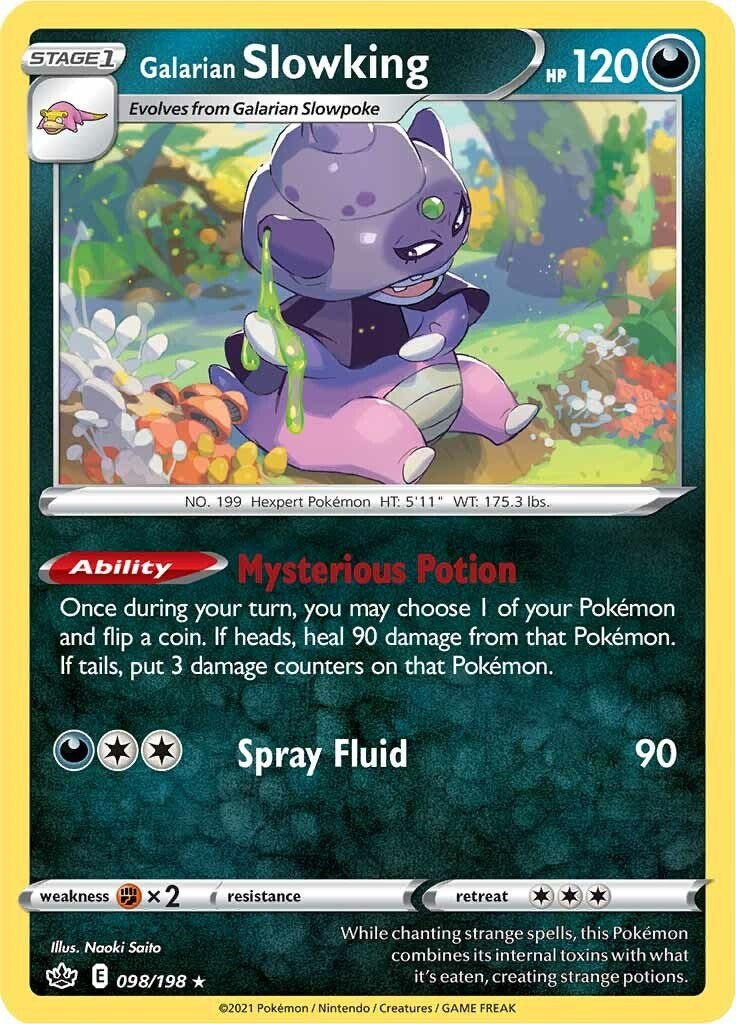 Galarian Slowking [098/198] [Chilling Reign] Reverse Holofoil