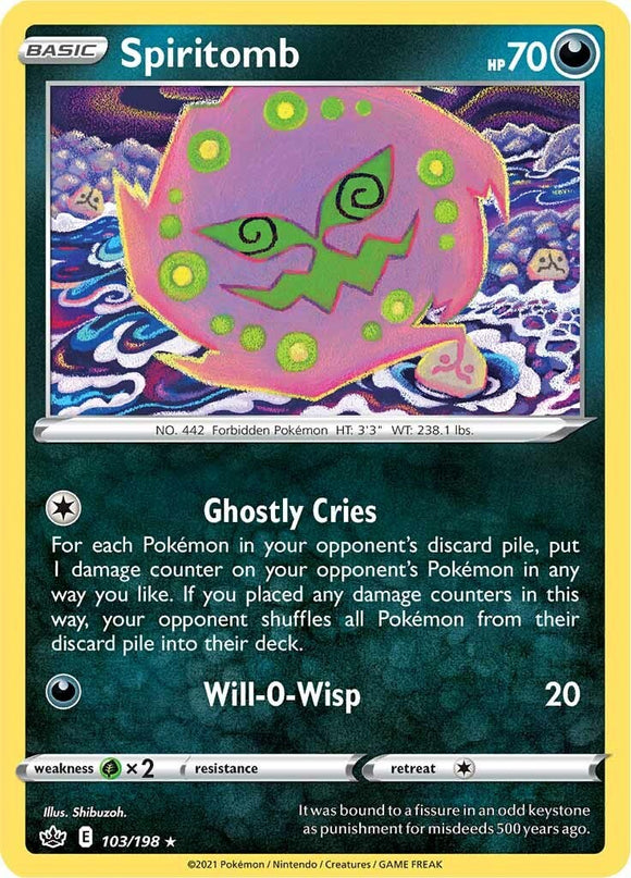 Spiritomb [103/198] [Chilling Reign] Reverse Holofoil
