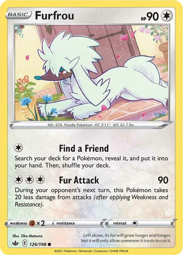 Furfrou [126/198] [Chilling Reign] Reverse Holofoil
