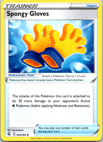Spongy Gloves (243/264) [Sword & Shield: Fusion Strike]