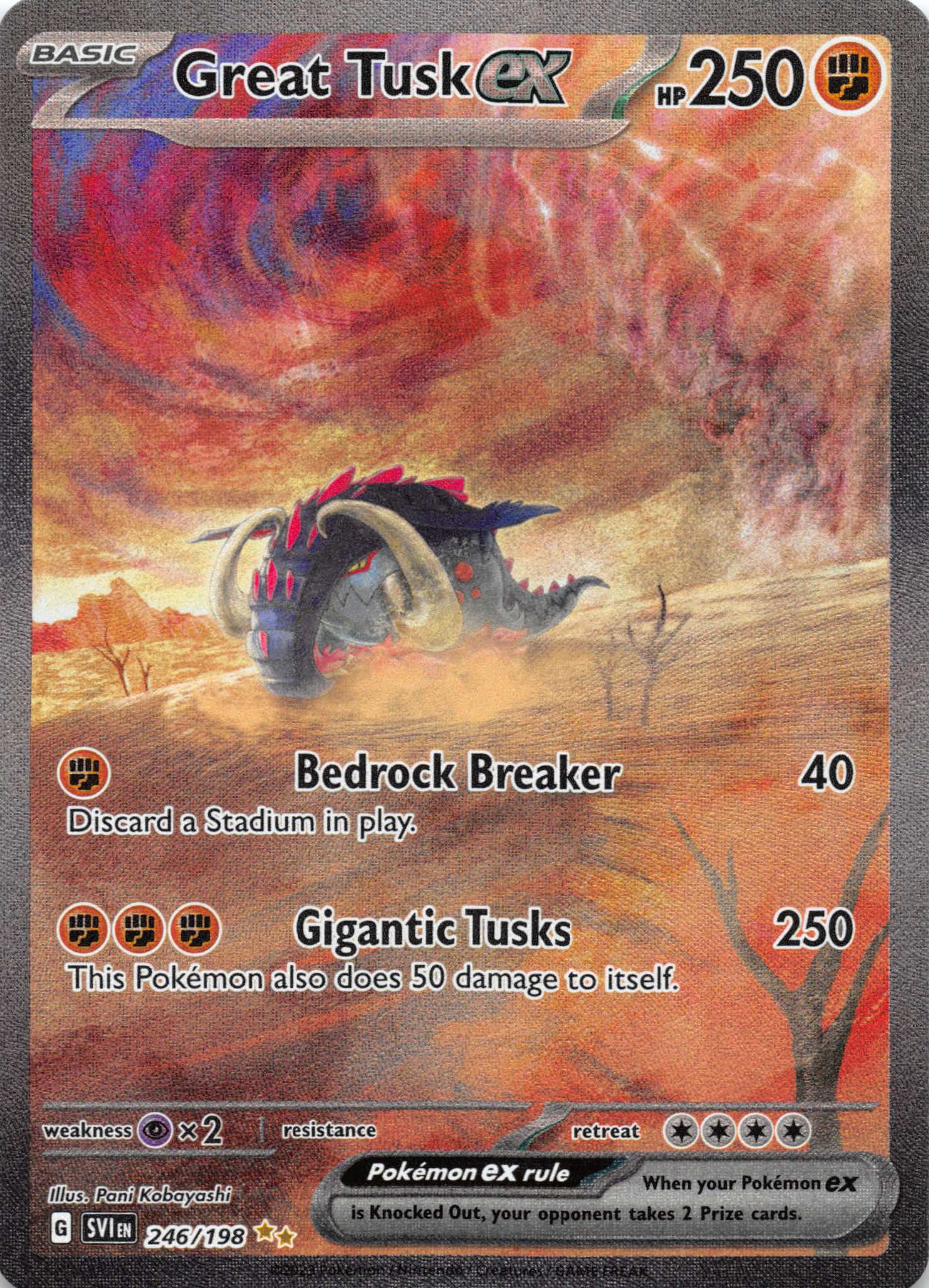 Great Tusk ex (246/198) [Scarlet & Violet: Base Set]