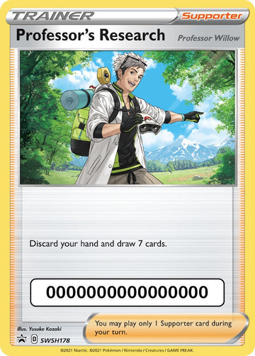 Professor's Research (with Pokemon Go Code) [SWSH178] [Sword & Shield Promo Cards]