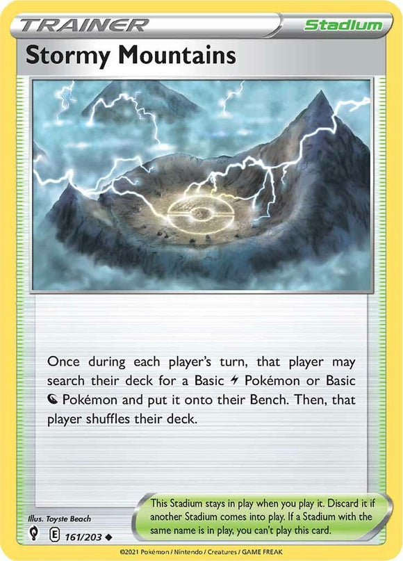 Stormy Mountains [161/203] [Evolving Skies] Reverse Holofoil