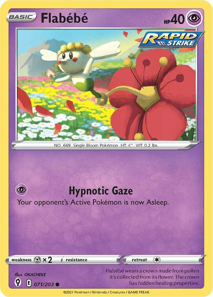 Flabebe [071/203] [Evolving Skies] Reverse Holofoil