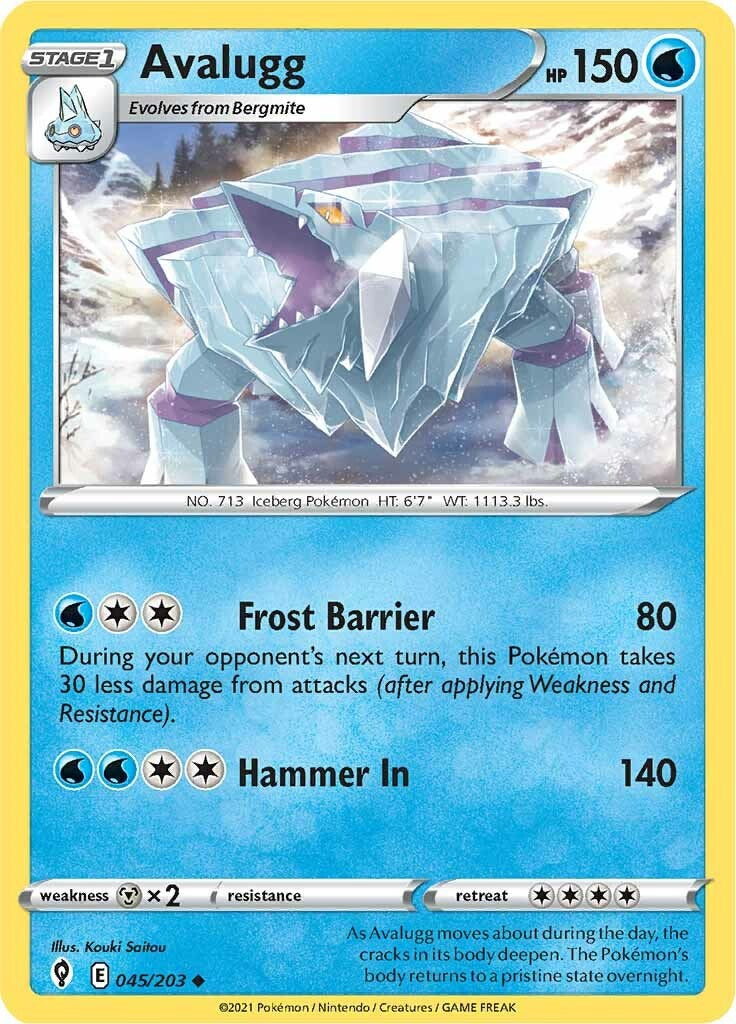 Avalugg [045/203] [Evolving Skies] Reverse Holofoil