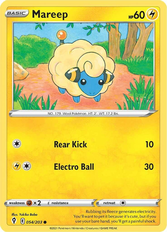 Mareep [054/203] [Evolving Skies] Reverse Holofoil