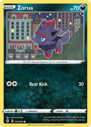 Zorua [102/203] [Evolving Skies] Reverse Holofoil