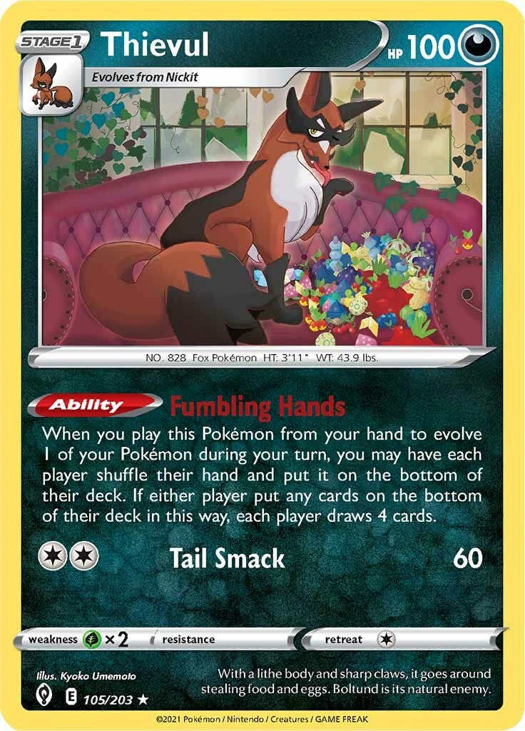 Thievul [105/203] [Evolving Skies] Reverse Holofoil
