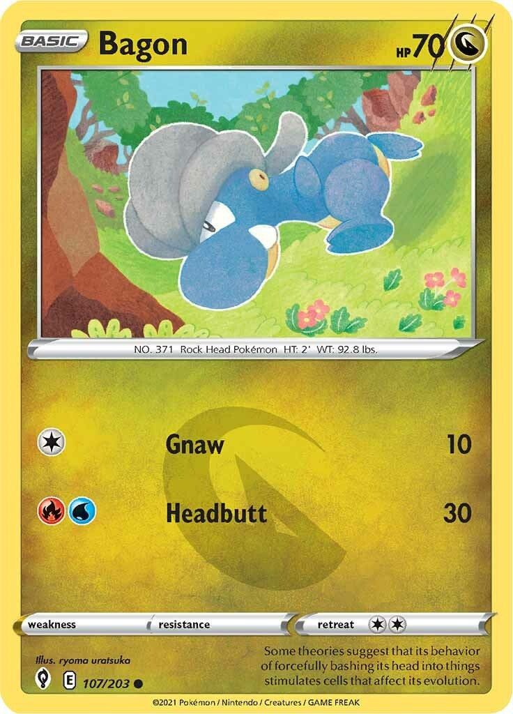 Bagon [107/203] [Evolving Skies] Reverse Holofoil