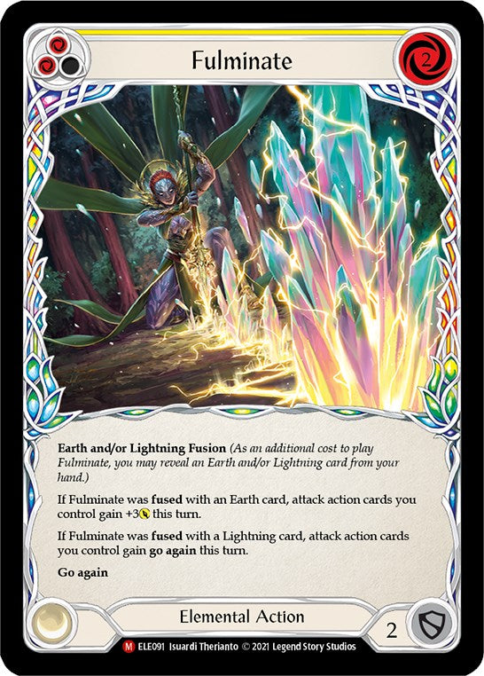 Fulminate [U-ELE091] Unlimited Rainbow Foil