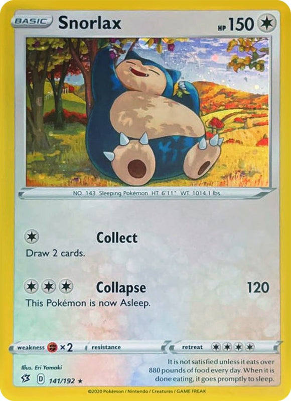 Snorlax (141/192) (Cosmos Holo) [Sword & Shield: Rebel Clash]