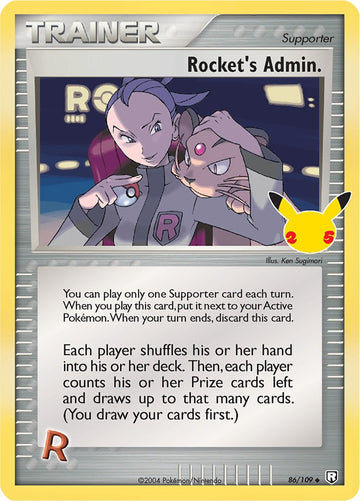 Rocket's Admin. [86/109] [Celebrations: Classic Collection] Holofoil
