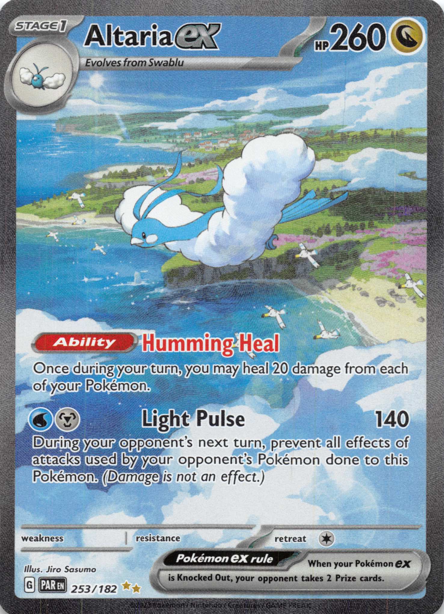 Altaria ex (253/182) - [Scarlet & Violet: Paradox Rift] Holofoil