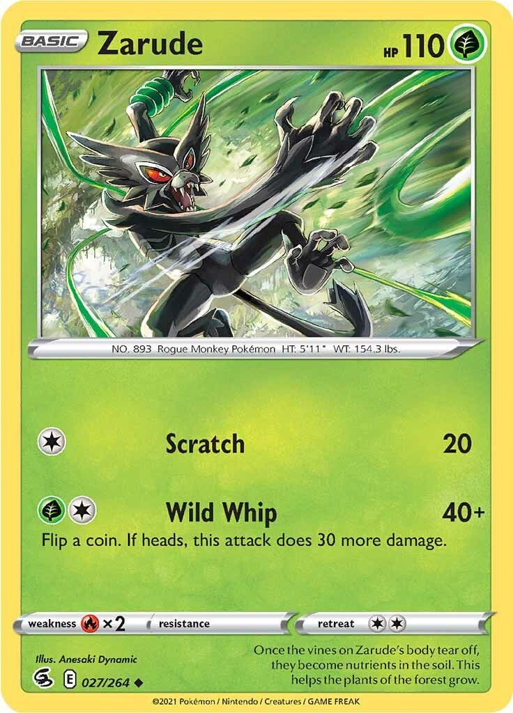 Zarude [027/264] [Fusion Strike] Reverse Holofoil