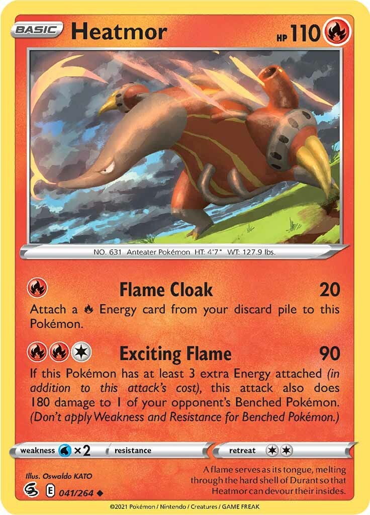 Heatmor [041/264] [Fusion Strike] Reverse Holofoil