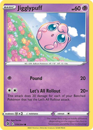 Jigglypuff [110/264] [Fusion Strike] Reverse Holofoil