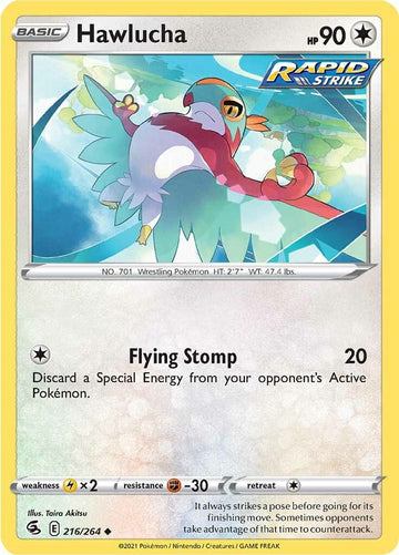 Hawlucha [216/264] [Fusion Strike] Reverse Holofoil