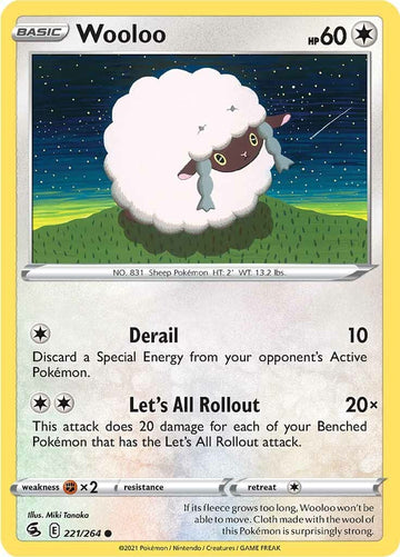Wooloo (221) [221/264] [Fusion Strike] Reverse Holofoil