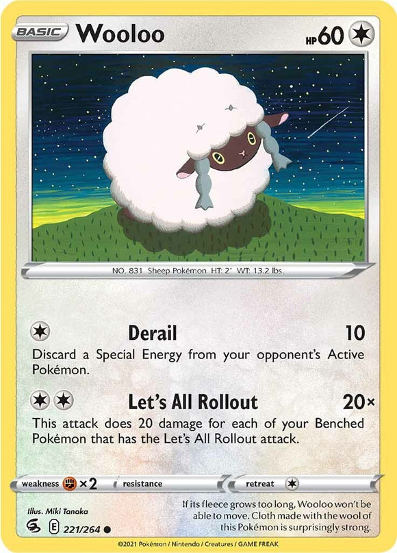 Wooloo (221) [221/264] [Fusion Strike] Reverse Holofoil