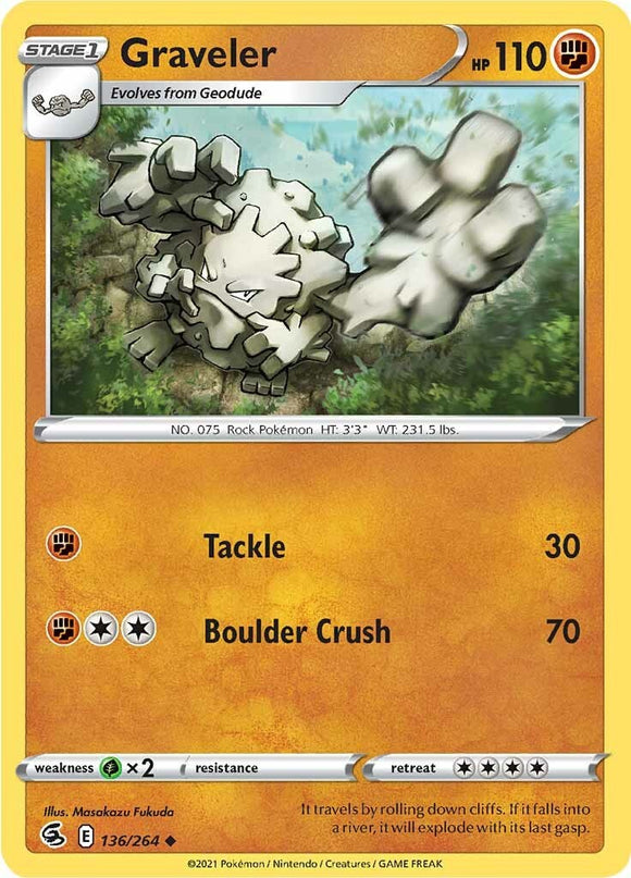 Graveler [136/264] [Fusion Strike] Reverse Holofoil