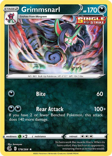 Grimmsnarl [178/264] [Fusion Strike] Reverse Holofoil