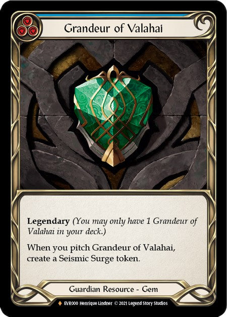 Grandeur of Valahai [EVR000] [Everfest] 1st Edition Cold Foil