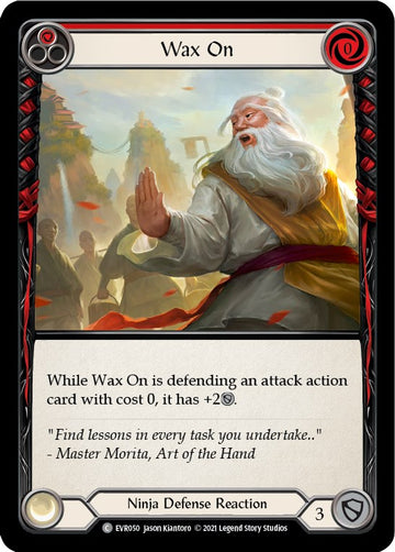 Wax On (Red) [EVR050] [Everfest] 1st Edition Rainbow Foil