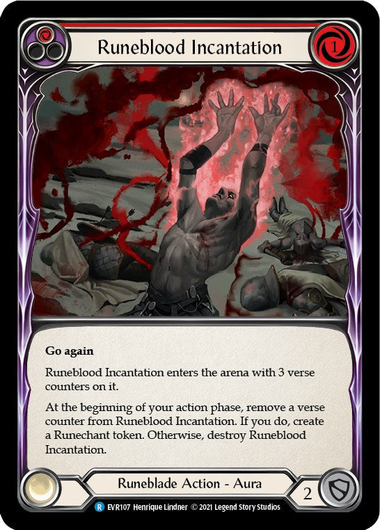 Runeblood Incantation (Red) [EVR107] [Everfest] 1st Edition Normal