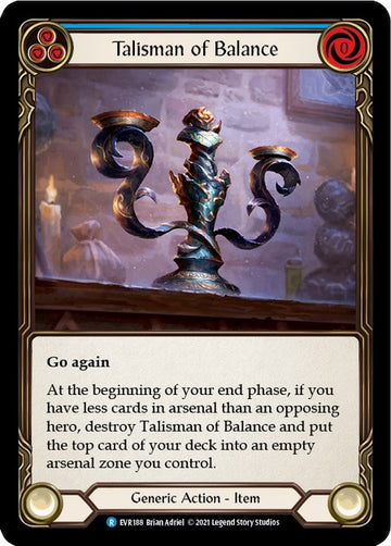 Talisman of Balance [EVR188] [Everfest] 1st Edition Cold Foil