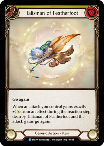 Talisman of Featherfoot [EVR190] [Everfest] 1st Edition Cold Foil
