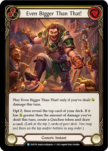 Even Bigger Than That! (Yellow) [EVR174] [Everfest] 1st Edition Rainbow Foil