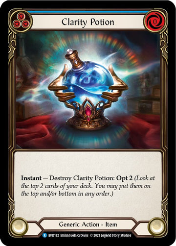Clarity Potion [EVR182] [Everfest] 1st Edition Cold Foil